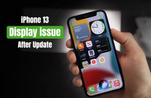 iphone 13 display issue after update