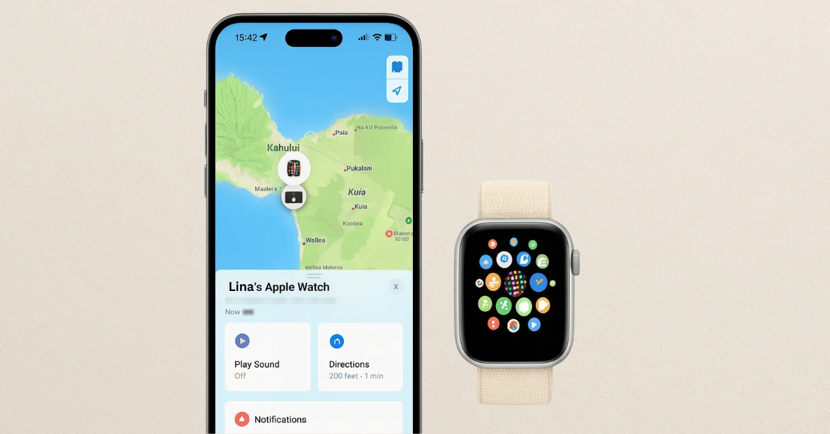 Try The Find My Feature By Playing A Sound On Your Apple Watch