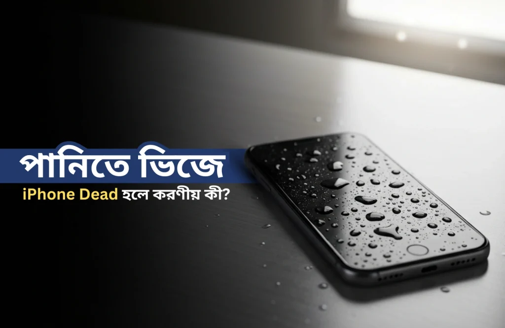 পানিতে ভিজে iPhone Dead হলে করণীয় কী?