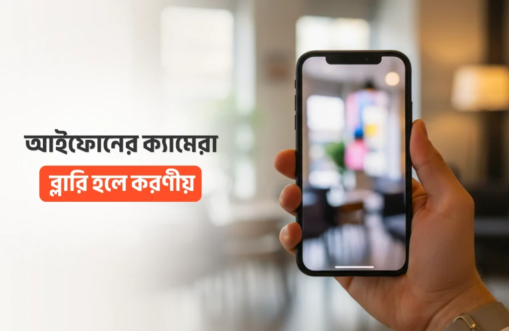 ফোনের ক্যামেরা ব্লারি হলে করণীয়
